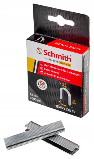 SCHMITH ZOŠÍVAČKY NA DRÔTY 12MM 1000 ks