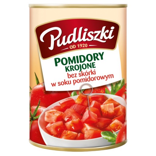 Pudliszki Sekané paradajky v paradajkovej šťave 400g