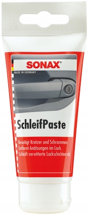 SONAX ĽAHKÁ BRÚSNA PASTA NA ŠKRABANINY A ŠKRABANINY 75ML