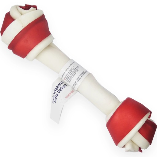 ŽUVACIA KOST PRE PSA, ŠTEŇA, SLANINA, dentálne žuvanie, 21 cm
