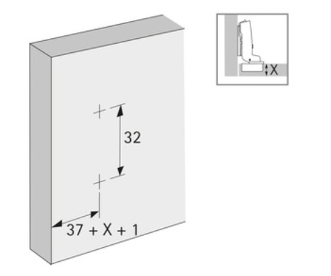 KRÍŽOVÉ VODIČ bez EURO 1,5mm HETTICH 4 ks