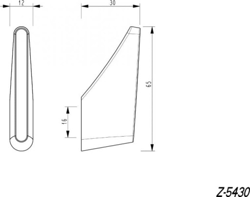 Nábytkový vešiak SID Z-5430, lesklý chróm modern