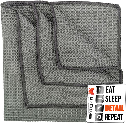 Cleantle Streakless Waffle Microfiber 40x40 cm, ideálne pre okná bez šmúh
