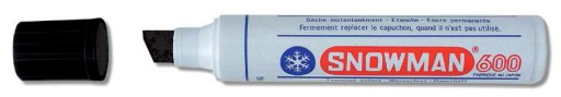 Permanentný popisovač čierny Snowman Jumbo 600 1 ks.