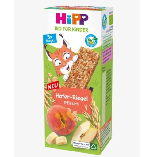 HiPP ovsená tyčinka Broskyne, BIO, 5x20g