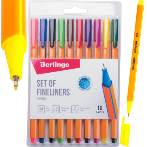 Berlingo kapilárna jemná linka 0,4 mm, 10 farieb