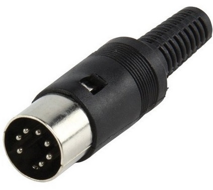 DIN zástrčka 7pin 7p pre zástrčku kábla (1141)