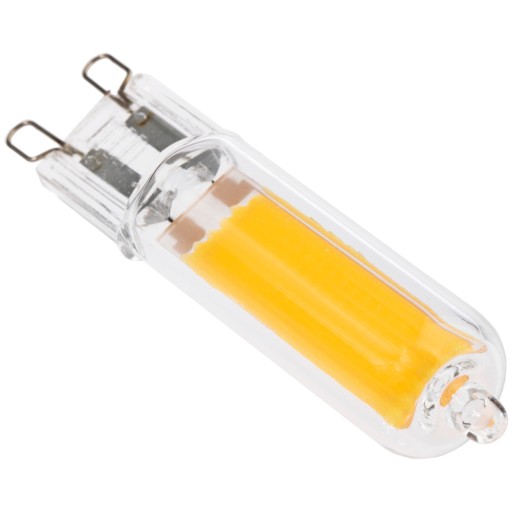 LED KAPSULOVÁ žiarovka MINI G9 5W = 50W 4000K neutrálna farba GLASS COB