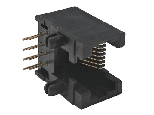 RJ45/8P8C UTP netienená zásuvka pre tlač PCB