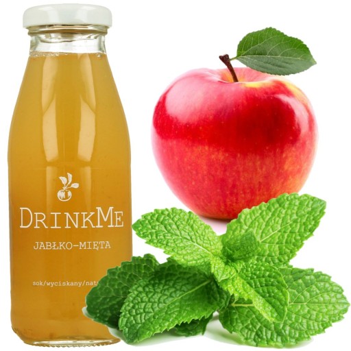 Sadvit Apple-Mint Juice 250ml 100% prírodný, LISOVANÝ, prirodzene zakalený