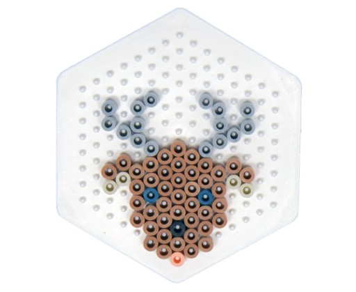Malá HEXAGON korálková podložka HAMA Pyssla