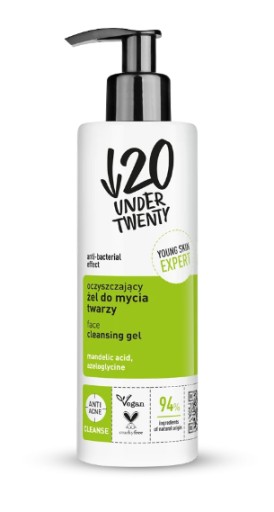 Umývací gél na tvár Under Twenty Purifying