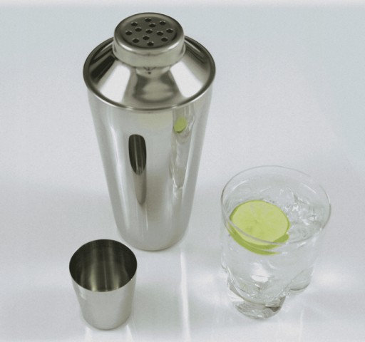 BAR SHAKER NA NÁPOJE A KOKTEJLY 500ML oceľ