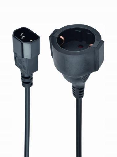 Napájací adaptér IEC320 C14 SCHUKO (F) kábel 15cm