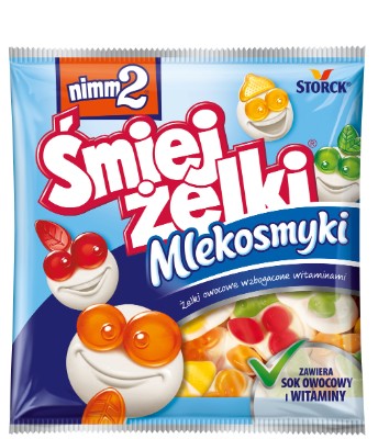 NIMM2 Śmiejżelki Mlekosmyki 90 g