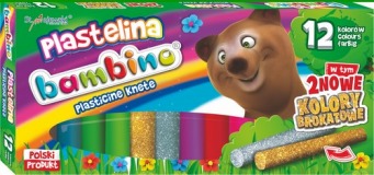 BAMBINO SCHOOL PLASTICINE 12 farieb St. Majewski