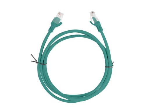 Patchcord RJ-45 LAN sieťový kábel 1,5M cat 5E zelený pre počítačový router