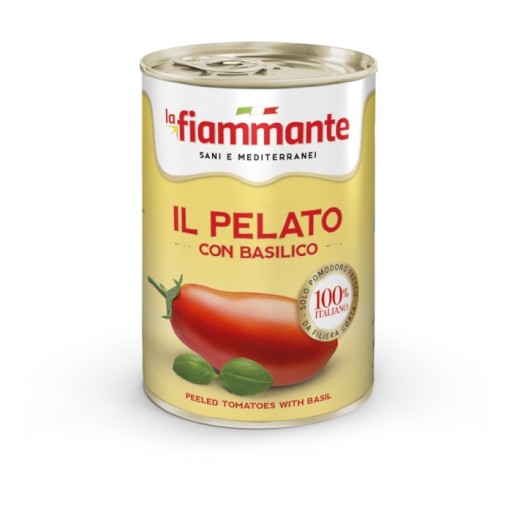 La Fiammante pelati paradajky s bazalkou 400g IT
