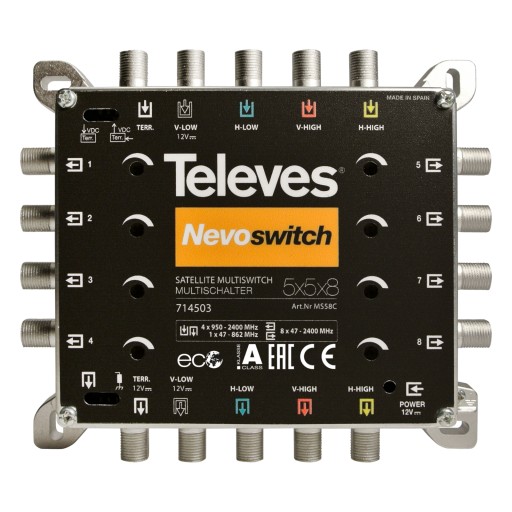 TV-SAT SUPER SSC-2 2x SAT + POZEMNÝ TV KOMBINÁTOR