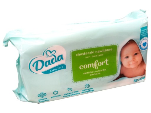 Vlhčené obrúsky Dada Extra Soft Comfort