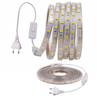 SNAKE pásik LED PÁS 5730 IP68 16M 230V 107W STUDENÝ