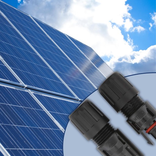 KONEKTOR MC4 KONEKTOR SOLÁRNY PANEL FOTOVOLTAICKÝ KONEKTOR 1000V 30A+ -