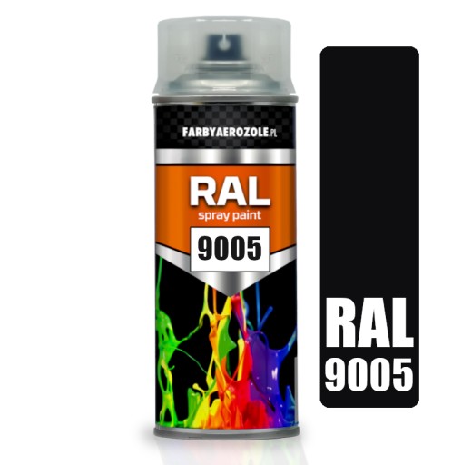 AKRYLOVÝ LAK V SPREJ RAL 9005 HLBOČIERNA