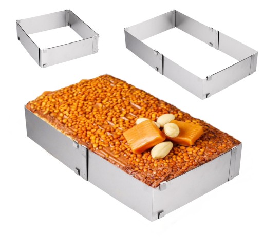 Nastaviteľný tortový okraj, Altom Design tortový okraj, 15-28 cm