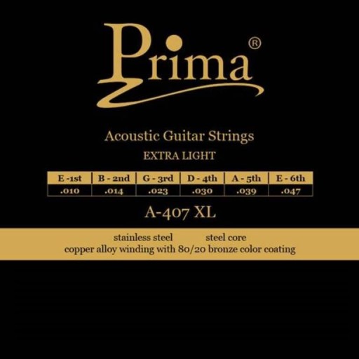Str.Prima P-407XL na akustickú gitaru + E1 zdarma