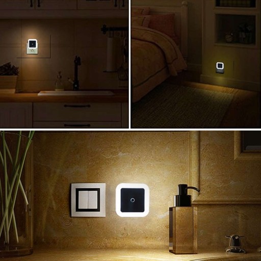 LED lampa nočná lampa kontakt DUSK SENSOR