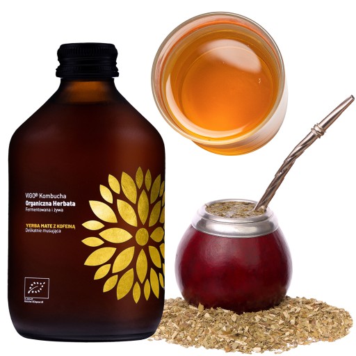 VIGO KOMBUCHA YERBA MATE KOFEÍN 330ml NÁPOJ
