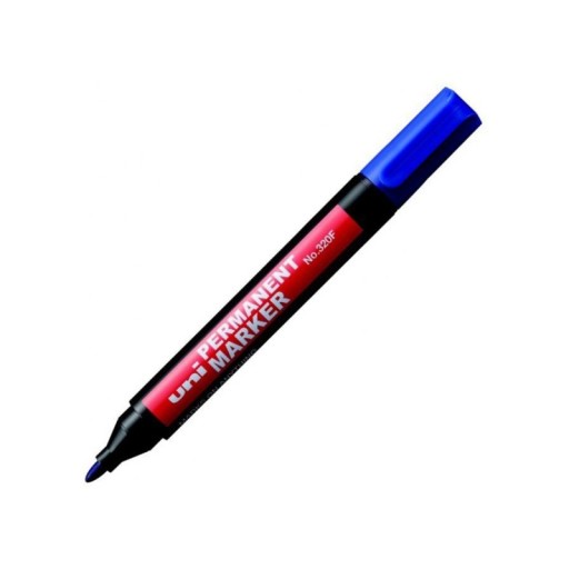 Modrý permanentný popisovač NO-320 UNI