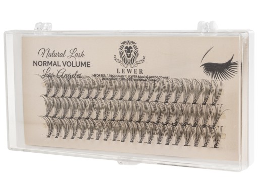 TUMBLES EYELSH Lewer Los Angeles Normal OBJEM 10mm PRÍRODNÝ HODVÁB