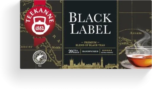 Čaj Teekanne Black Label 20 vrecúšok x2