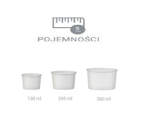 Misky na thajskú zmrzlinu 250 ml – 25 ks. bez potlače