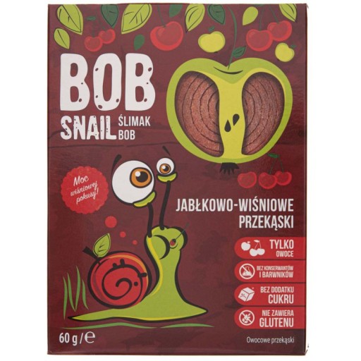 BOB SLIMÁK ZDRAVÝ SLIMÁK JABLKO-ČEŠŇA 60G