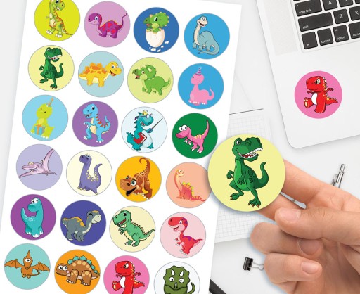 MEGA SADA NÁLEPOK + KVALITA TETOVANIA DINOSAURA