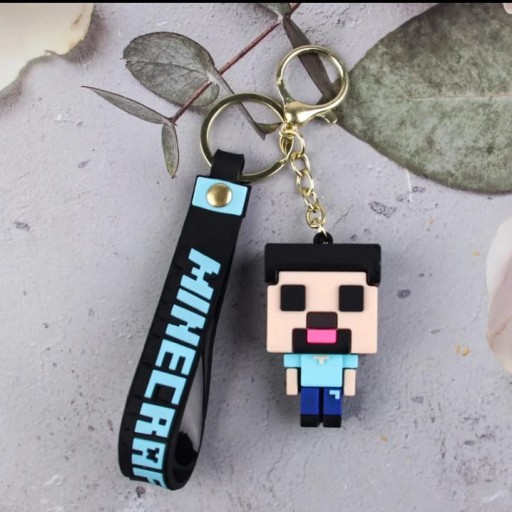 MINECRAFT 3D PRÍvesok na kľúčenky PRÍvesok na kľúče