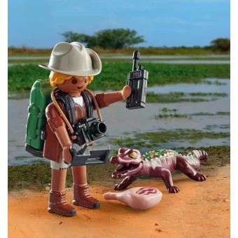 PLAYMOBIL 71168 VYŠETROVATEĽ S ALIGATOROM