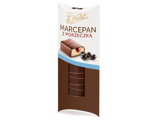 Marcipánová tyčinka s čiernymi ríbezľami 26 g E.Wedel