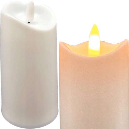 CORTINA PLASTOVÁ LED SVIEČKA S IMITÁCIOU PLAMEŇA 12,5 cm s batériami!
