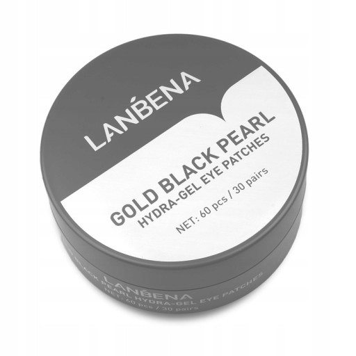 Lanbena očné gélové vankúšiky proti vráskam Black Pearl