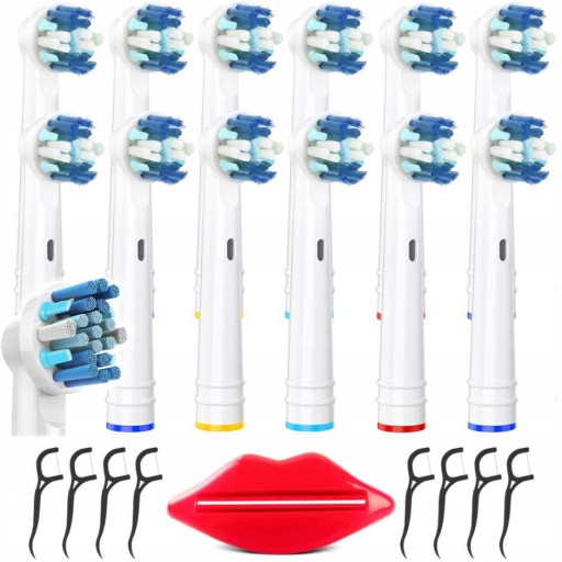 12x NÁHRADNÉ NÁSTROJE KEFY FLOSS ACTION + SQUEERER + HRUBKY