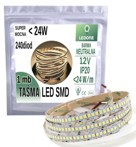 SUPER SILNÝ LED pásik PREMIUM 2835 IP20 1200d 1mb