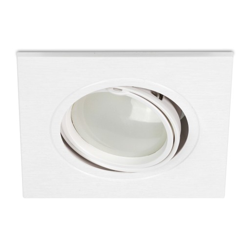 SET SQUARE MOVABLE WHITE svietidlo + LED GU10 7W