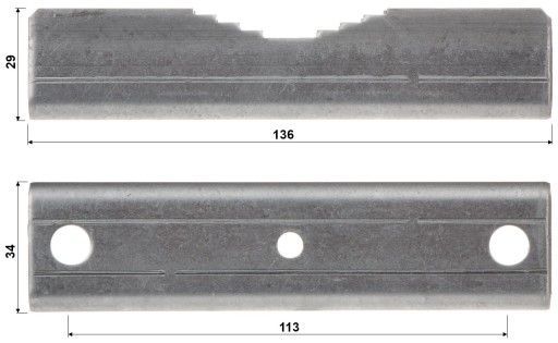 Klorynka Clamp Element 100mm Rukoväť