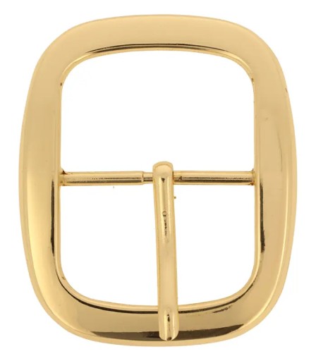 40 mm dámska spona na opasok s pútkom na opasok, zlatá