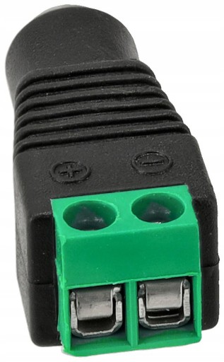 DC zásuvka, zásuvka pre LED pás 2,1mm