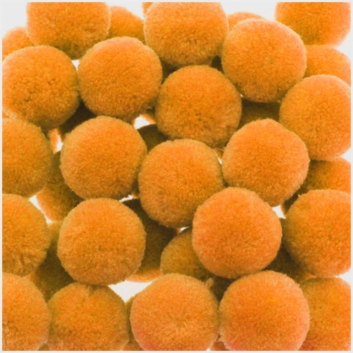 MG Pompon 4,5 cm Lopta 100% akryl ŽLTÁ