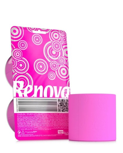 Toaletný papier Renova Crystal ružový 2 rolky